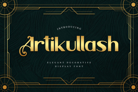 Artikullash: A Bold Display Font for Elevating Your Brand