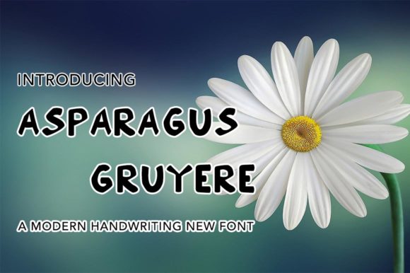 Asparagus Gruyere: A Display Font for Modern Web Design