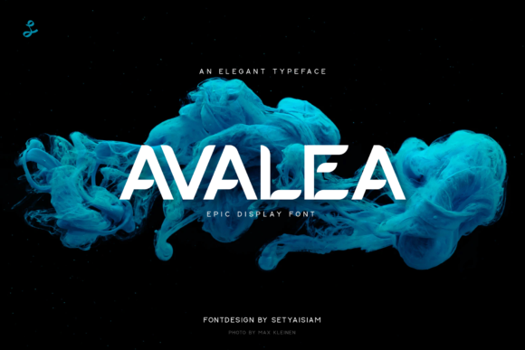 Avalea: A Modern Display Font for Creative Projects