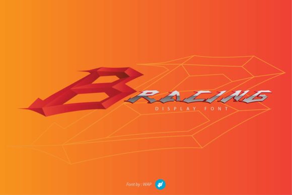 B Racing: A Display Font for Editorial Elegance