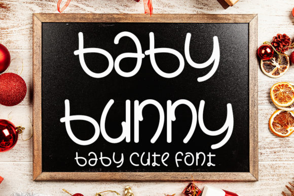 Baby Bunny: A Joyful Display Font for Creative Crafters