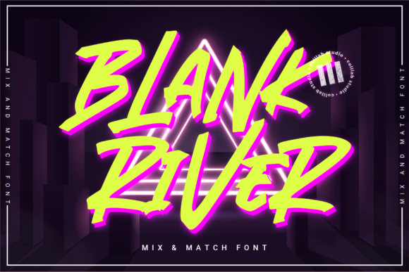 Blank River: A Versatile Display Font for Creative Projects