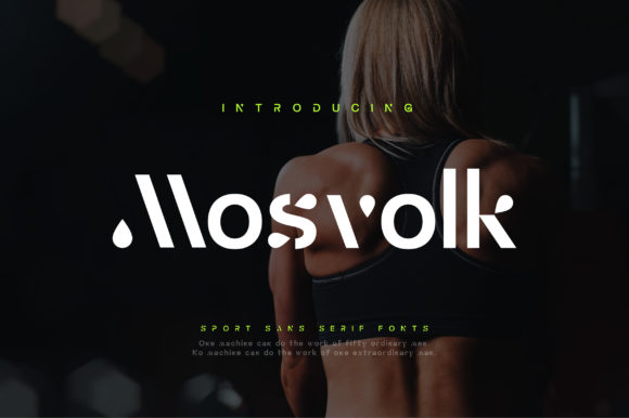 Boost Your Brand with Mosvolk: A Modern Display Font for Small Businesses
