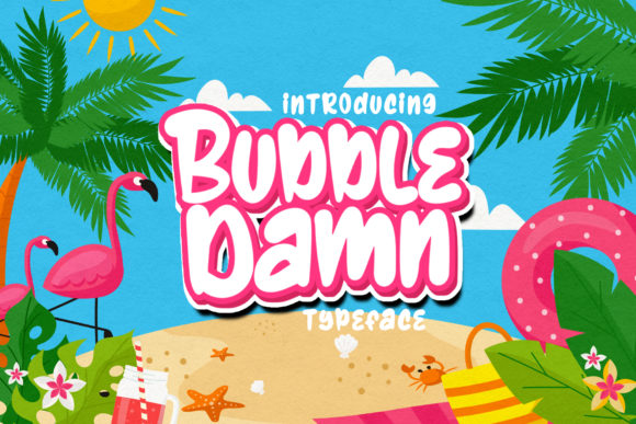 BubbleDamn: The Playful Display Font That Elevates Your Brand
