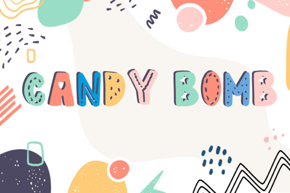 Candy Bomb: A Playful Font for Digital Branding and Web Design