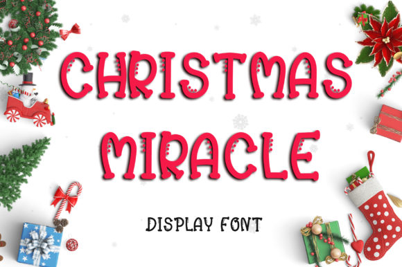 Christmas Miracle: A Joyful Display Font for Editorial Design