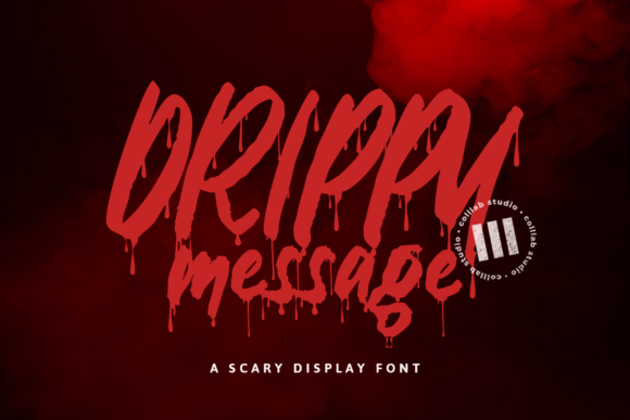 Drippy Message: A Font That Adds Mystery and Charm to Your Editorial Design