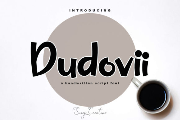 Dudovii: A Display Font That Elevates Brand Identity
