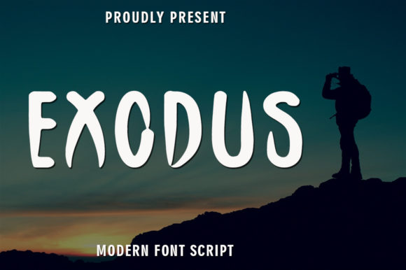 Exodus: A Versatile Display Font for Editorial Design and Branding