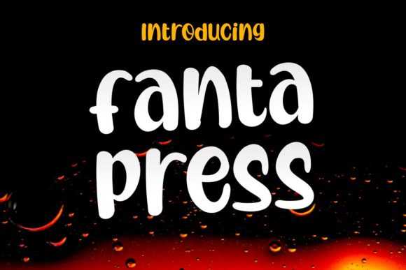 Fanta Press: A Bold Display Font for Creative Crafters and Product Makers