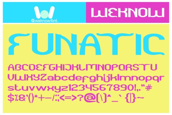 Funatic: The Playful Font That Elevates Your Brand