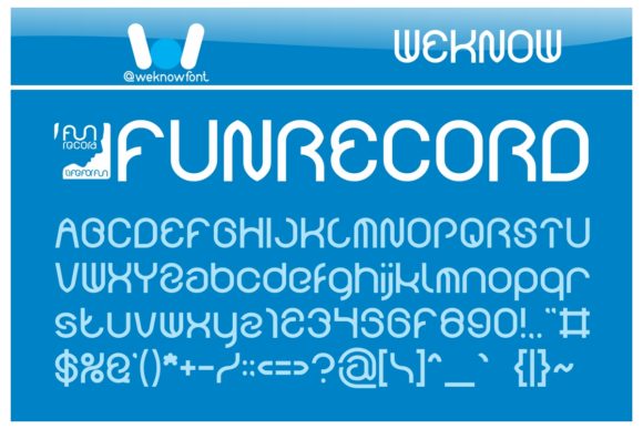 Funrecord: A Display Font That Adds Personality to Every Project