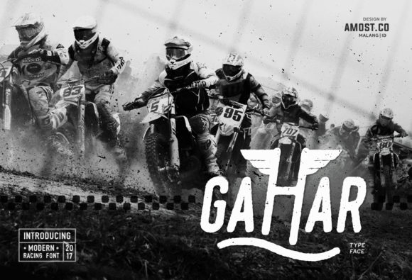 Gahar: A Bold Display Font for Editorial Creativity