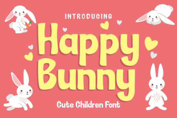 Happy Bunny: A Playful Font for Editorial Design