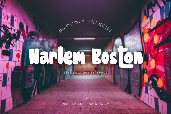 Harlem Boston: A Bold Font for Digital Branding and Web Design