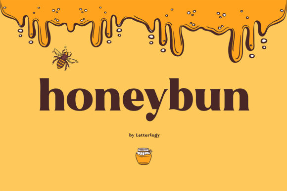 Honeybun: A Versatile Display Font for Creative Projects