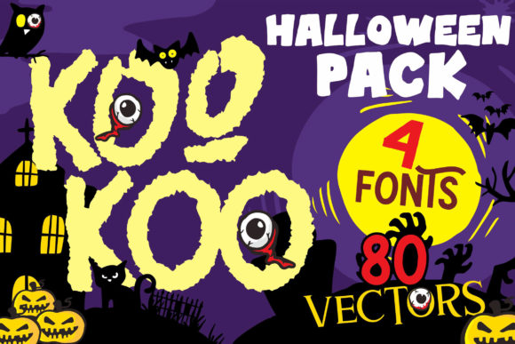Koo Koo: A Display Font That Brings Halloween Magic to Every Project