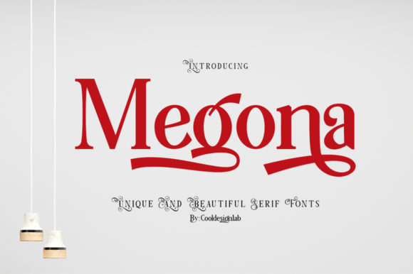 Megona: A Standout Display Font for Creative Projects