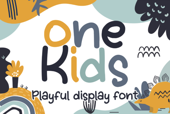 Onekids: A Playful Font for Creative Branding Projects