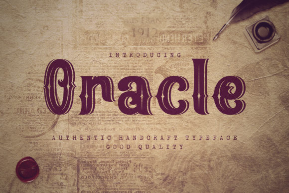 Oracle: A Display Font for Bold Campaign Creativity