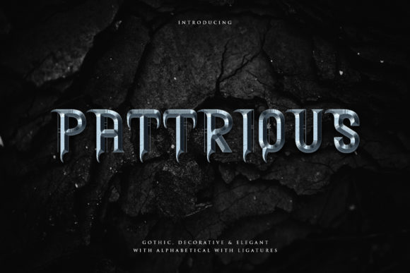Pattrious: A Bold Display Font for Creative Campaigns