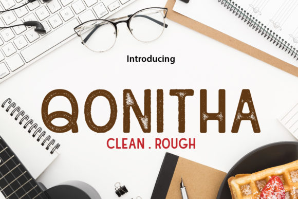 Qonitha: The Bold Display Font for Crafters and Product Creators