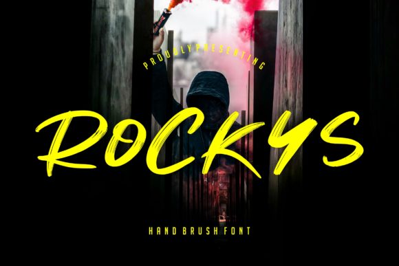 Rockys: A Bold Display Font for Creative Branding