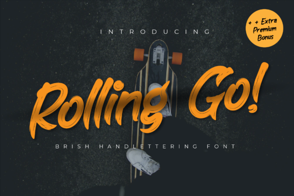 Rolling Go: A Display Font for Creative Campaigns