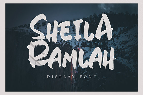Sheila Ramlah: A Bold Display Font for Editorial Design