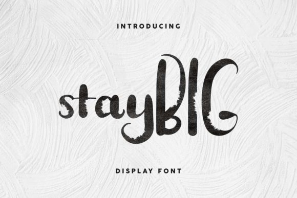 Stay BIG: A Powerful Display Font for Web Design and Branding