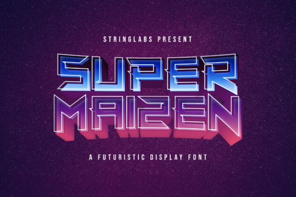 Super Maizen: The Bold Display Font for Editorial Design and Branding