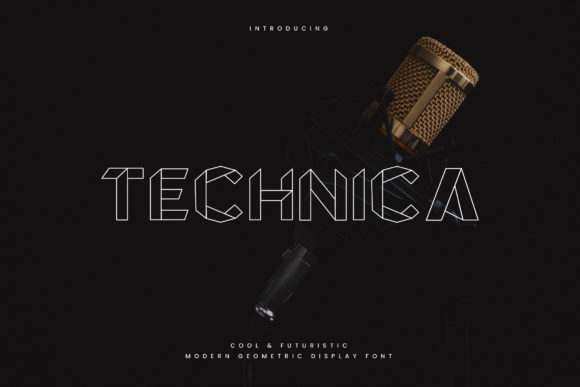 Technica: A Bold Typeface for Creative Branding