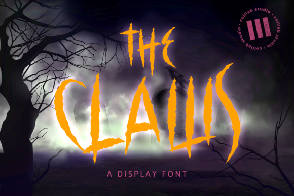 The Claws: A Spooky Display Font for Creative Crafters