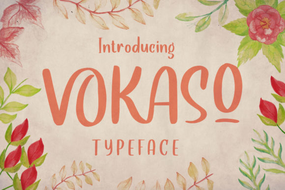 Vokaso: A Versatile Display Font for Creative Crafters