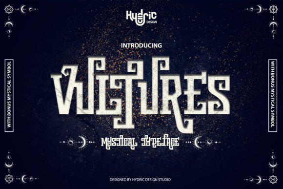 Vultures: A Quirky Display Font for Editorial Design
