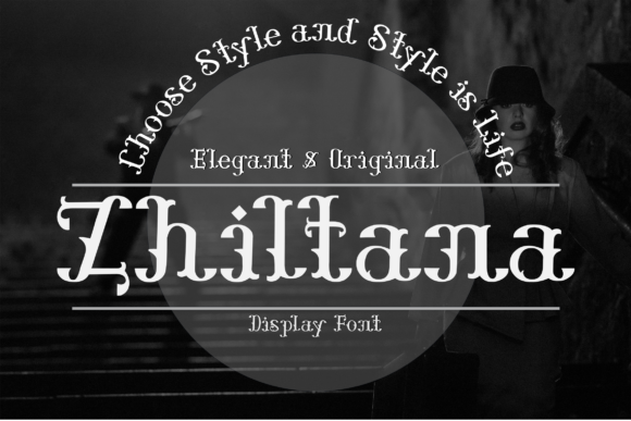 Zhiltana: A Display Font for Editorial Elegance and Creative Expression